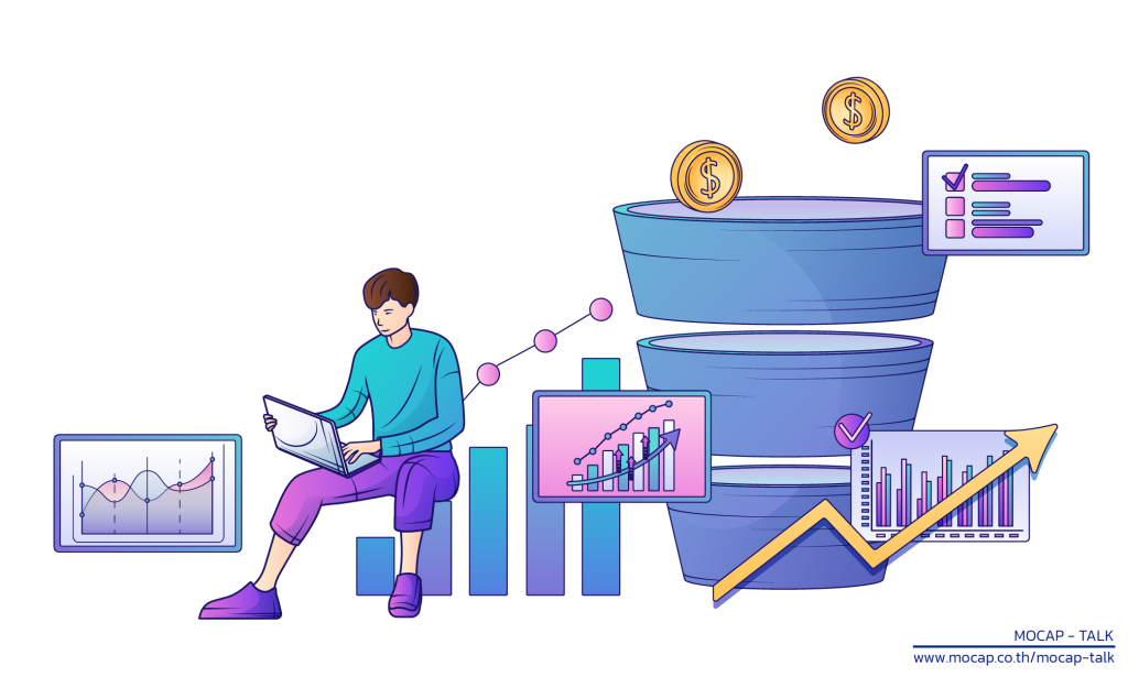 ภาพอินโฟกราฟิกแสดงทีม Outsource Call Center และ Contact Center ทำงานผ่านระบบดิจิทัล เปรียบเทียบการจ้างภายนอกกับ In-house Call Center